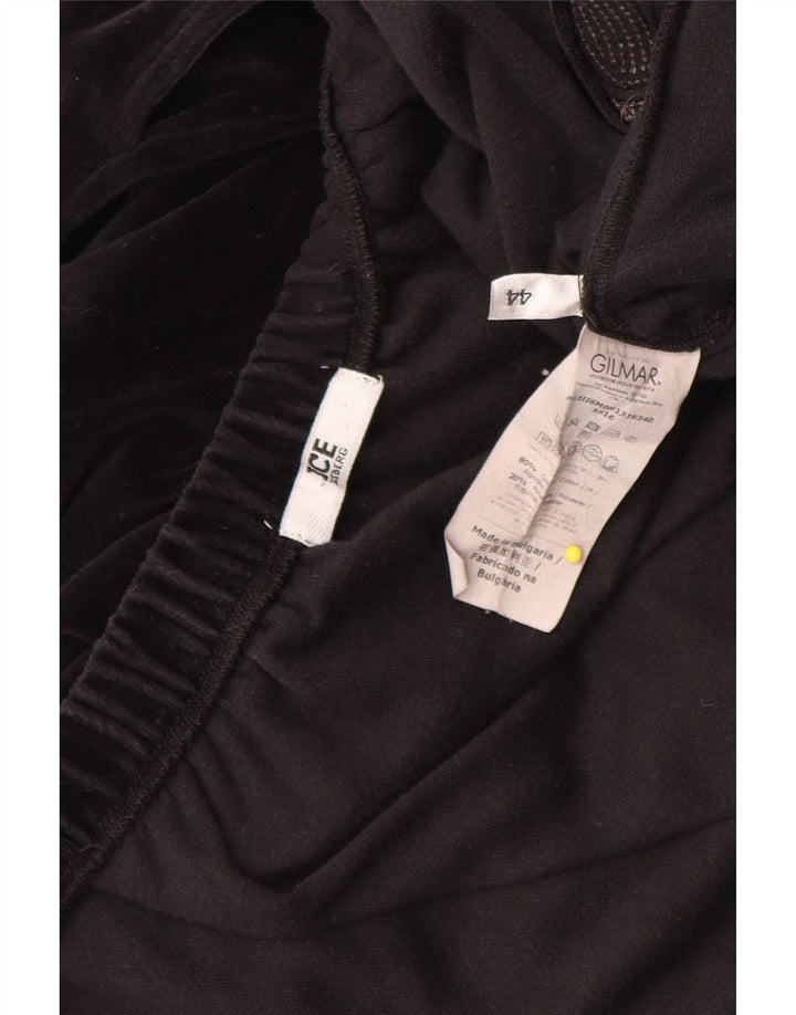 Iceberg Mono De Terciopelo Sin Tirantes Para Mujer IT 44 Algodón Negro Mediano