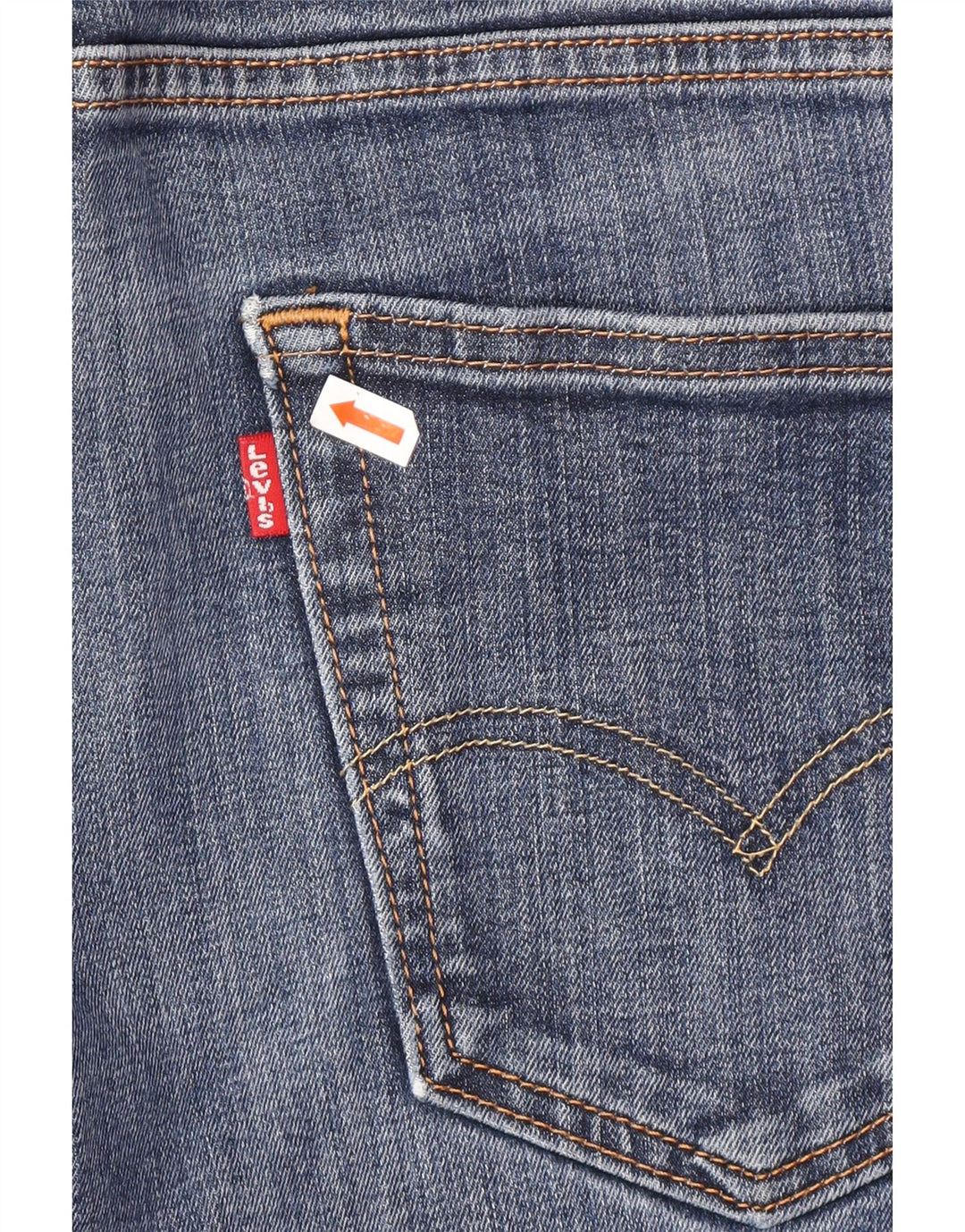 LEVI'S Mens 502 Denim Shorts W33 Algodón Azul Medio