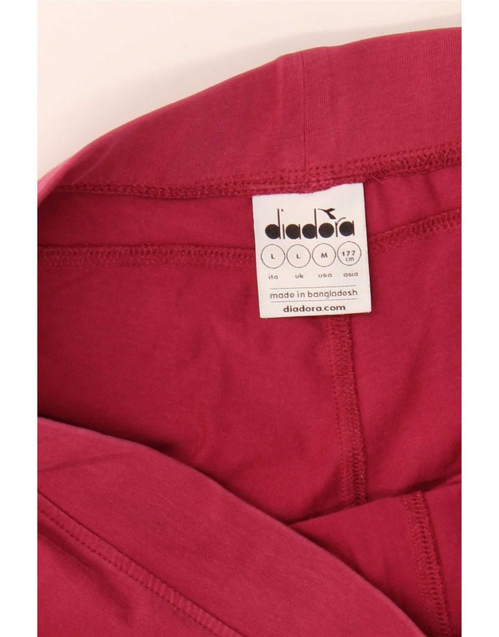 Diadora Leggings para mujer Reino Unido 44 Grande Rojo