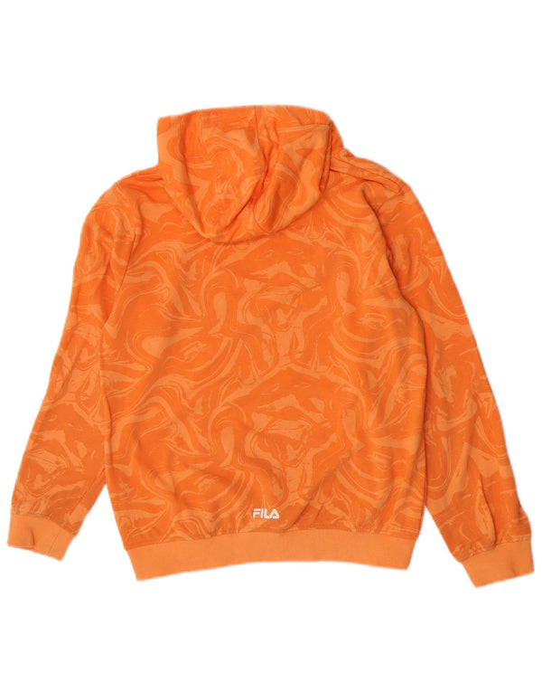 Fila Jersey con capucha para niños 11-12 años Algodón teñido anudado naranja
