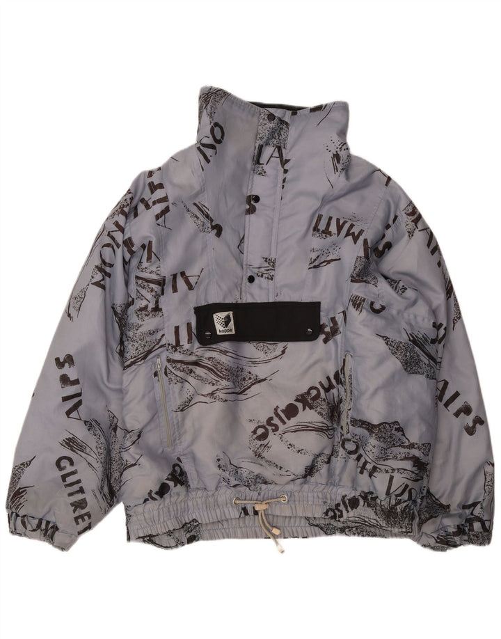 TACTEL Chaqueta anorak gráfica para hombre UK 48 4XL Poliamida azul