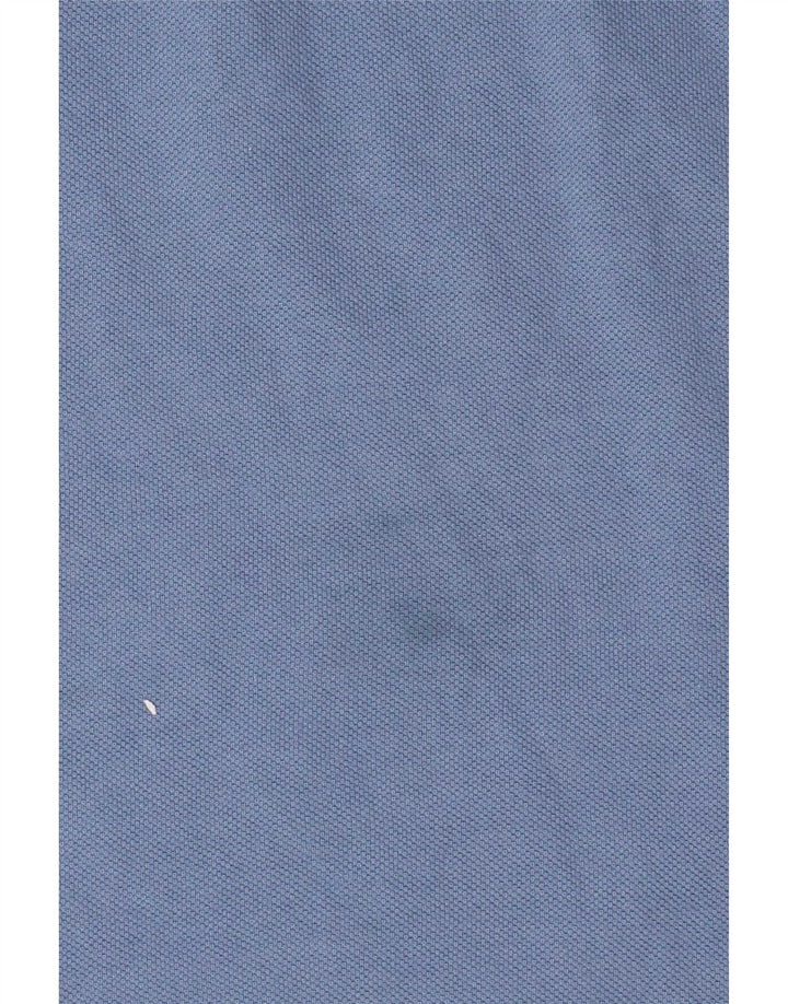 Puma Polo De Manga Corta Regular Fit Para Hombre Algodón Azul Pequeño