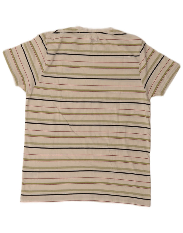 Lee Camiseta para Mujer Top UK 40 XL Algodón a Rayas Blanco
