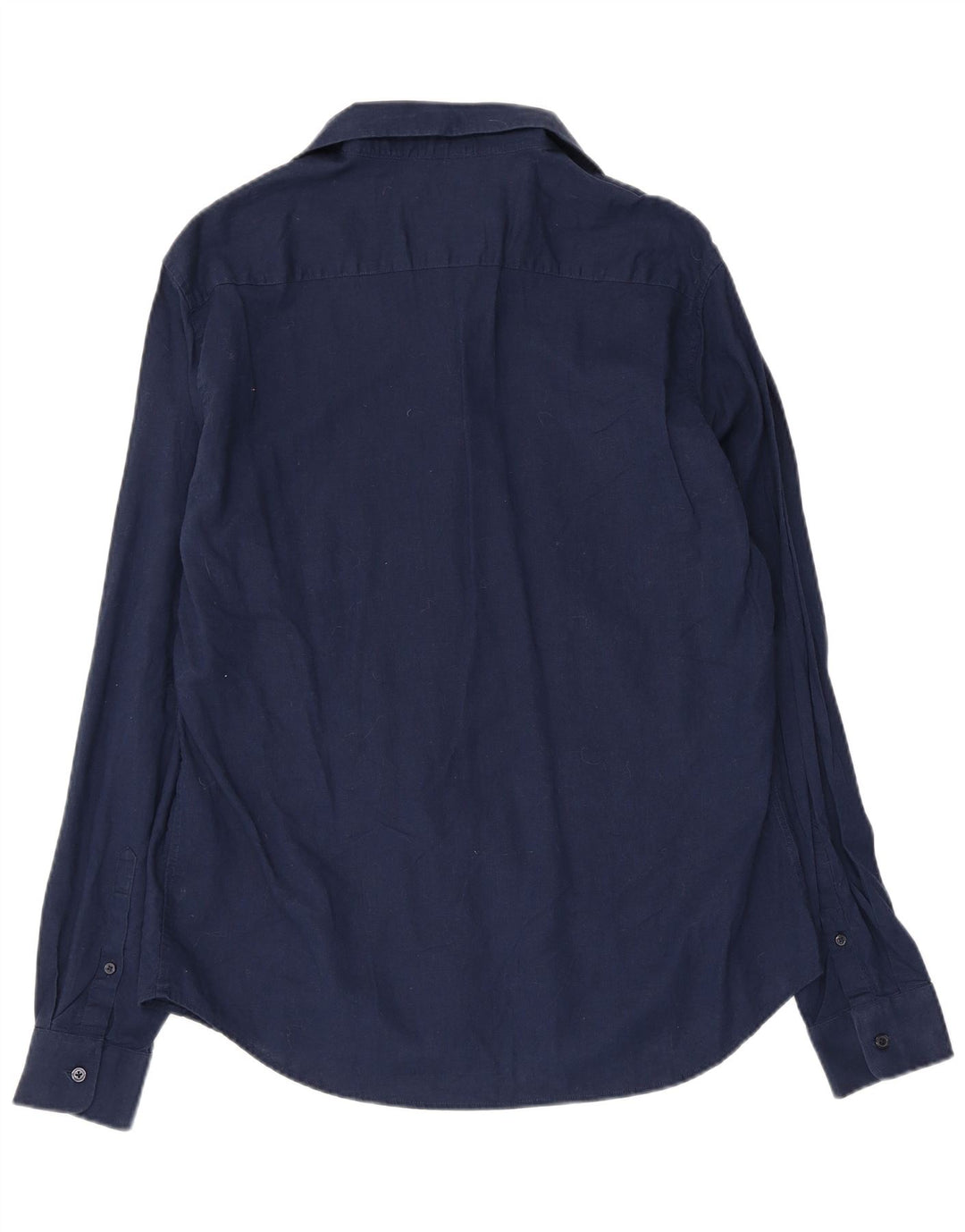 Mossimo Hombre Camisa Slim Fit Grande Lino Azul Marino