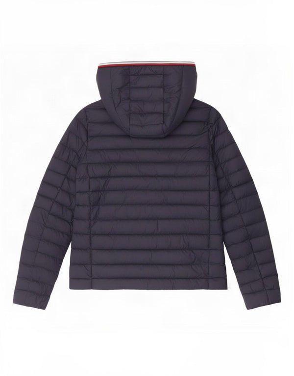 Tommy Hilfiger Chaqueta acolchada con capucha para mujer UK 6 XS Poliamida azul marino
