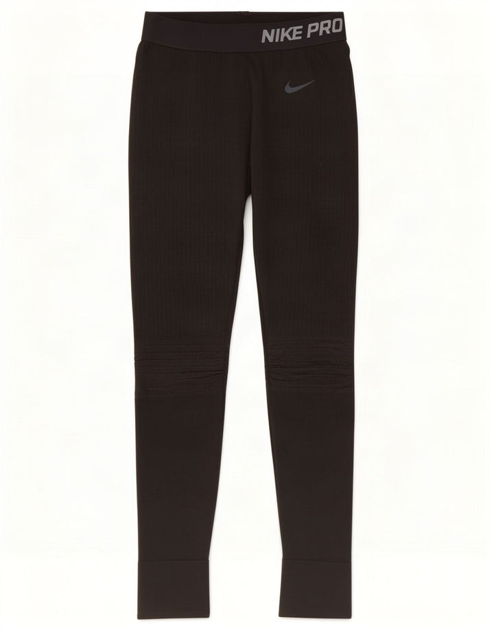 Nike Leggings gráficos para mujer UK 10 Small Poliéster negro