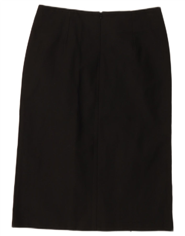 Falda recta para mujer Stavros IT 44 Medium W28 Poliéster negro
