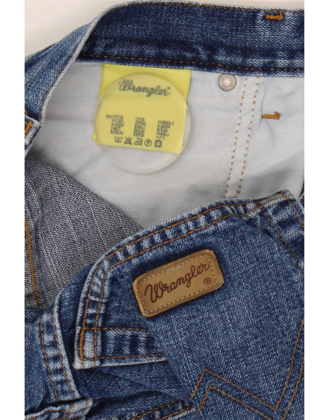 Wrangler Vaqueros Rectos Texas Para Hombre W32 L30 Algodón Azul