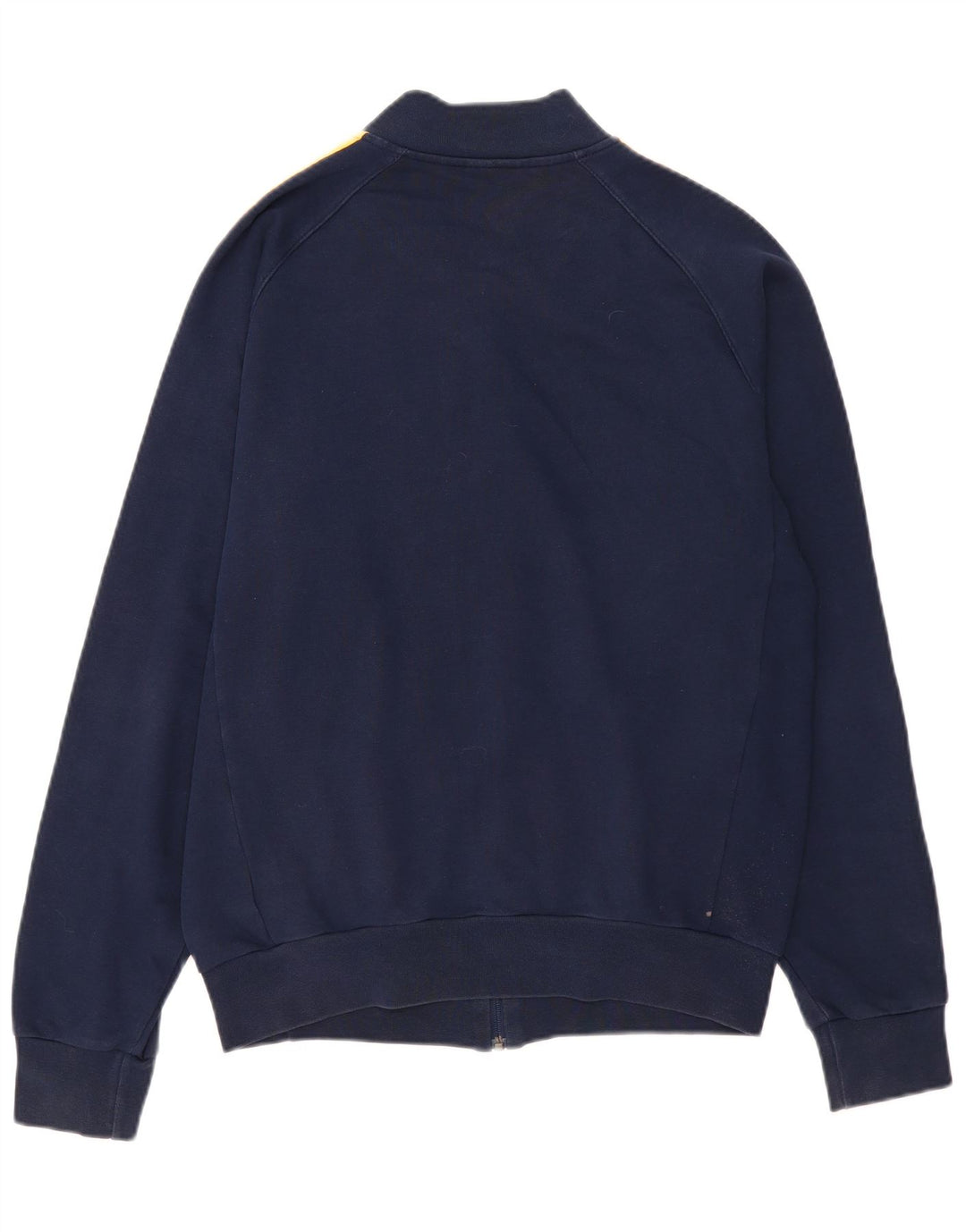 Adidas Mens Graphic Chándal Top Chaqueta Grande Azul Marino Algodón