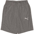 Pantalones cortos deportivos Puma para hombre de algodón gris medio