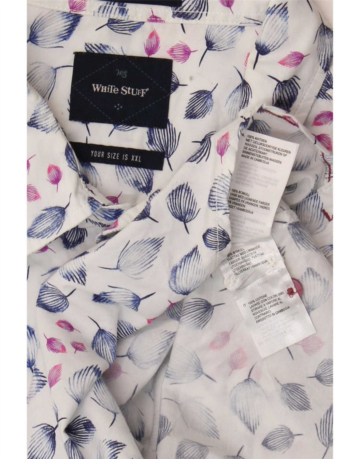 Camisa para hombre White Stuff 2XL Algodón floral