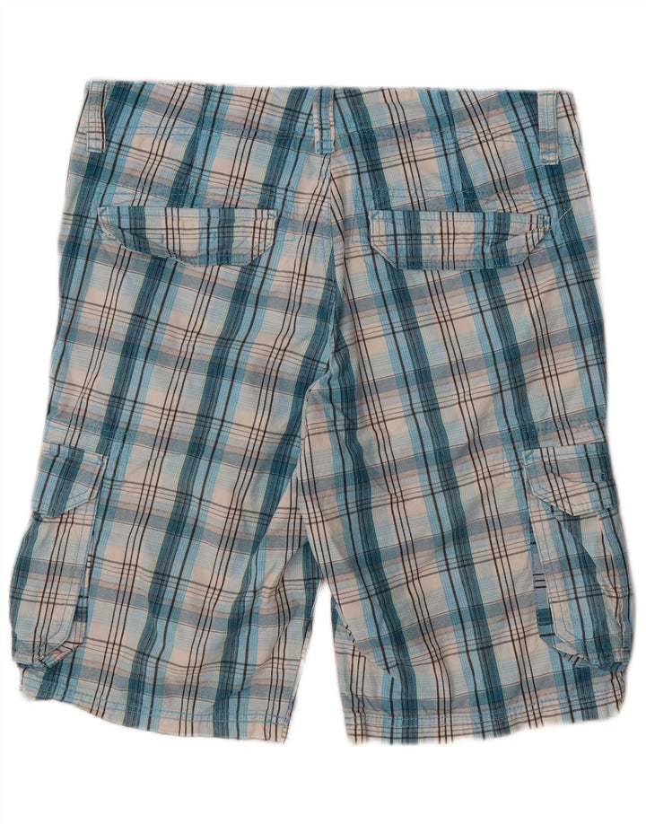 EDC Shorts cargo para hombre W34 Large Blue Check