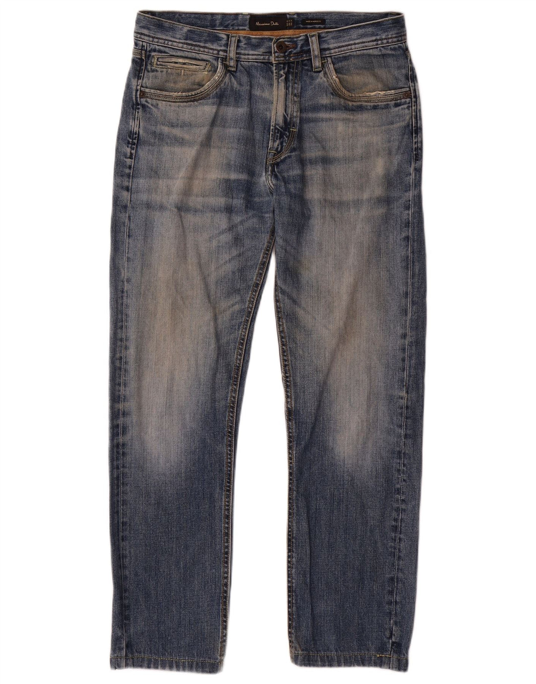 Massimo Dutti Vaqueros Rectos Hombre EU 40 Medium W31 L28 Azul
