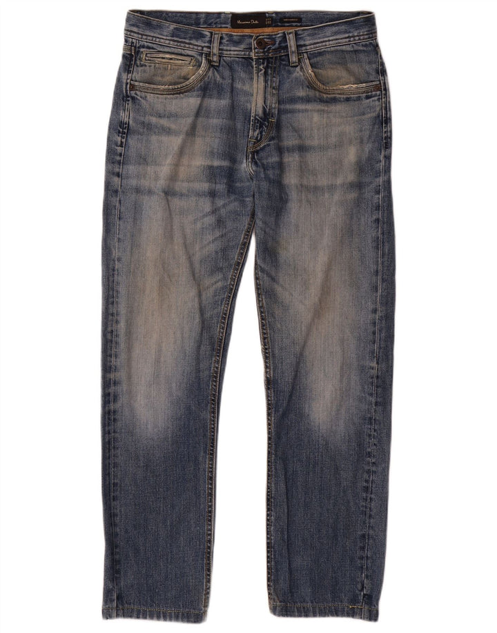 Massimo Dutti Vaqueros Rectos Hombre EU 40 Medium W31 L28 Azul