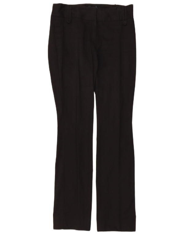 Zara Mujer Pantalón Chino Bootcut EU 36 XS W26 L31 Negro