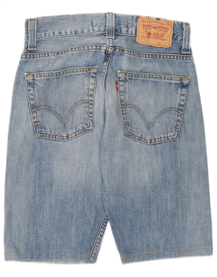 LEVI'S Pantalones cortos vaqueros de corte estándar 506 para mujer W28 Azul medio