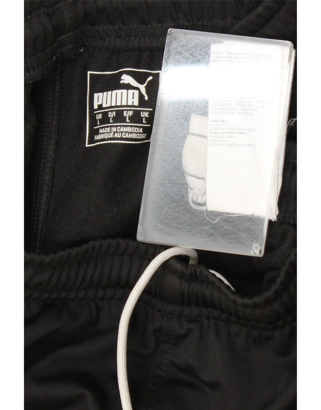 Puma Pantalones De Chándal Para Hombre Joggers Large Negro Poliéster
