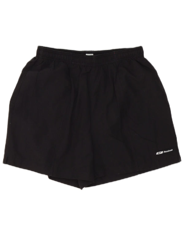 Pantalones cortos deportivos Reebok Hombre Mediano Negro Poliéster