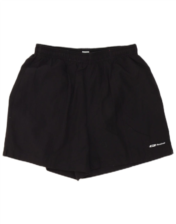 Pantalones cortos deportivos Reebok Hombre Mediano Negro Poliéster