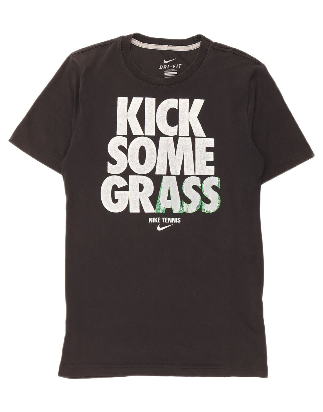 Nike Dri Fit Graphic Camiseta para hombre, talla pequeña, color negro