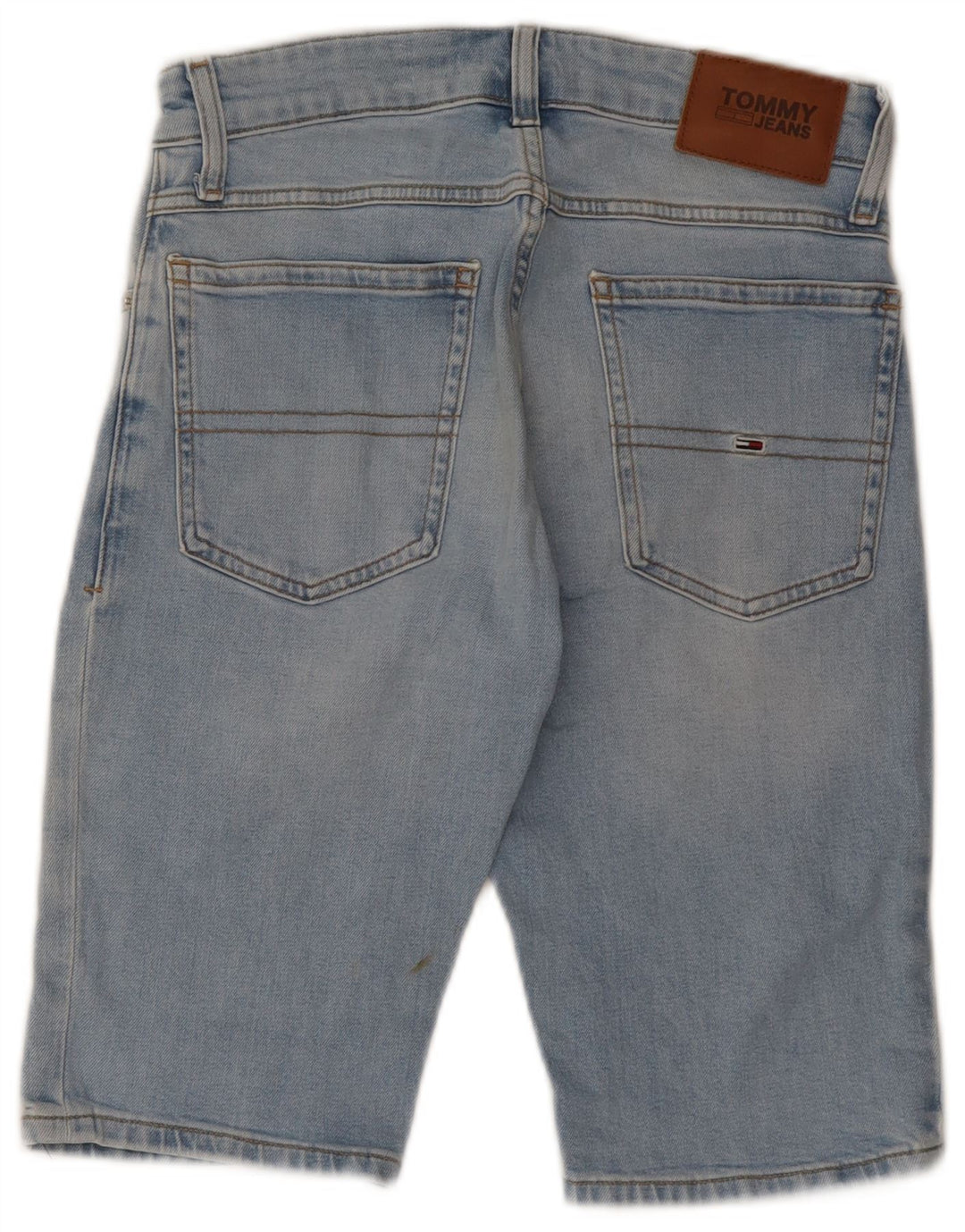 TOMMY HILFIGER Shorts vaqueros de mujer W28 Algodón azul medio