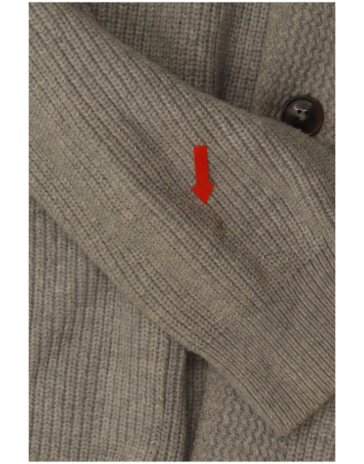 Marks & Spencer Cárdigan para hombre XL Algodón gris