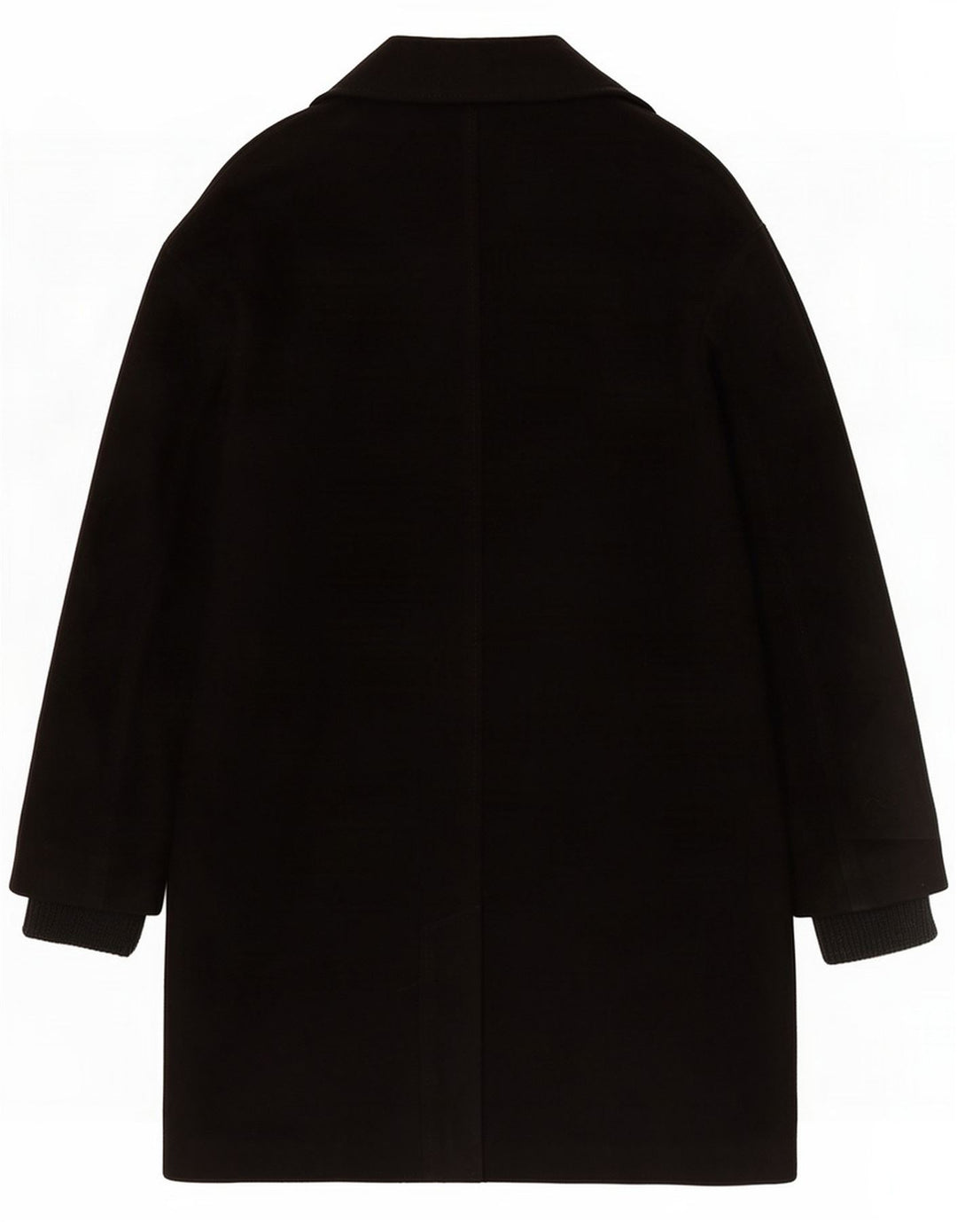 Topshop Abrigo extragrande para mujer UK 6 XS Poliéster negro