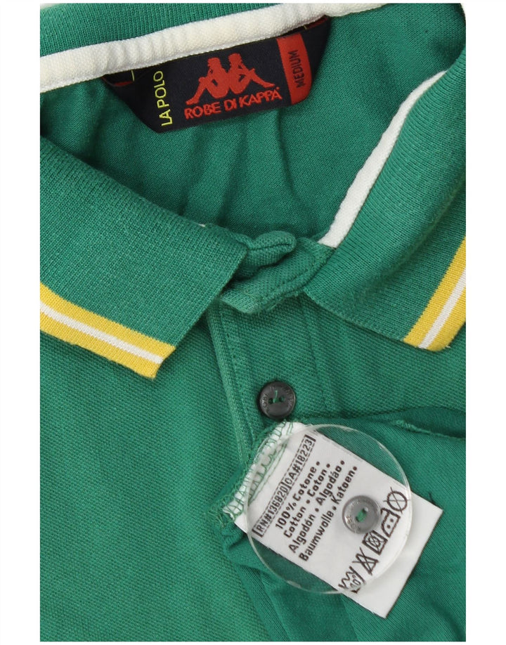Polo Kappa Hombre Algodón Verde Medio