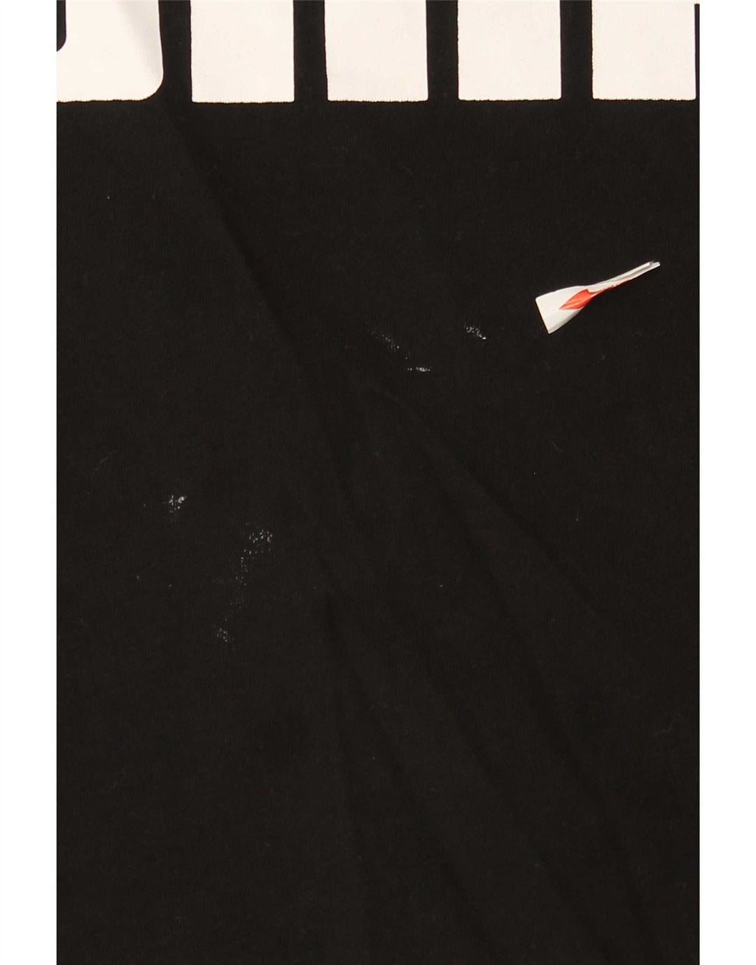 Puma - Camiseta gráfica para hombre, talla pequeña, algodón negro