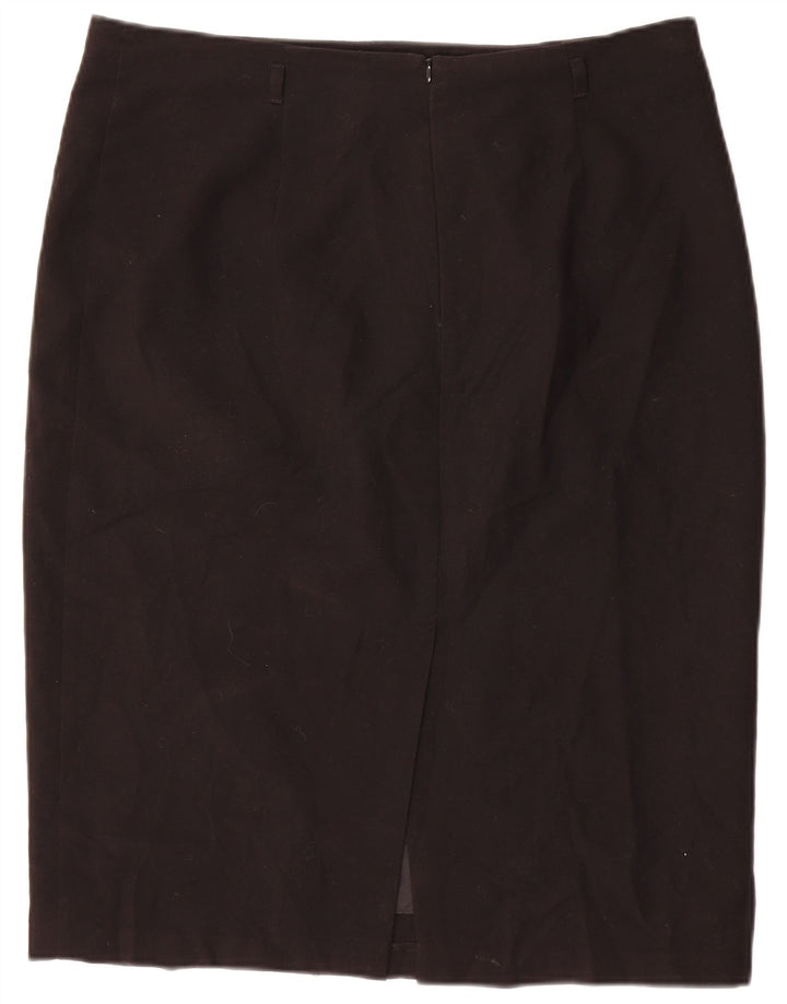 Marks & Spencer Falda lápiz para mujer UK 46 Large W34 Poliéster negro