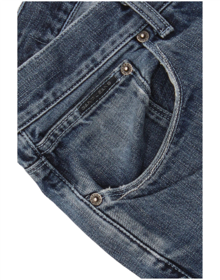 Gant Vaqueros Rectos Para Hombre W40 L32 Algodón Azul