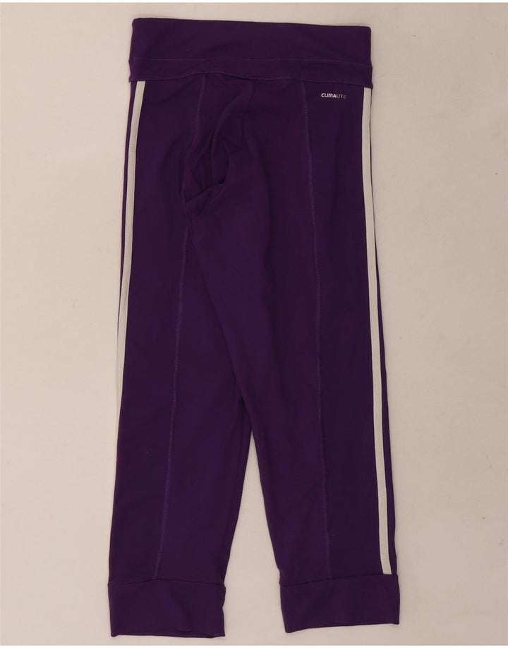 Adidas Mujer Climalite Leggings UK 0/2 2XS Púrpura Poliéster