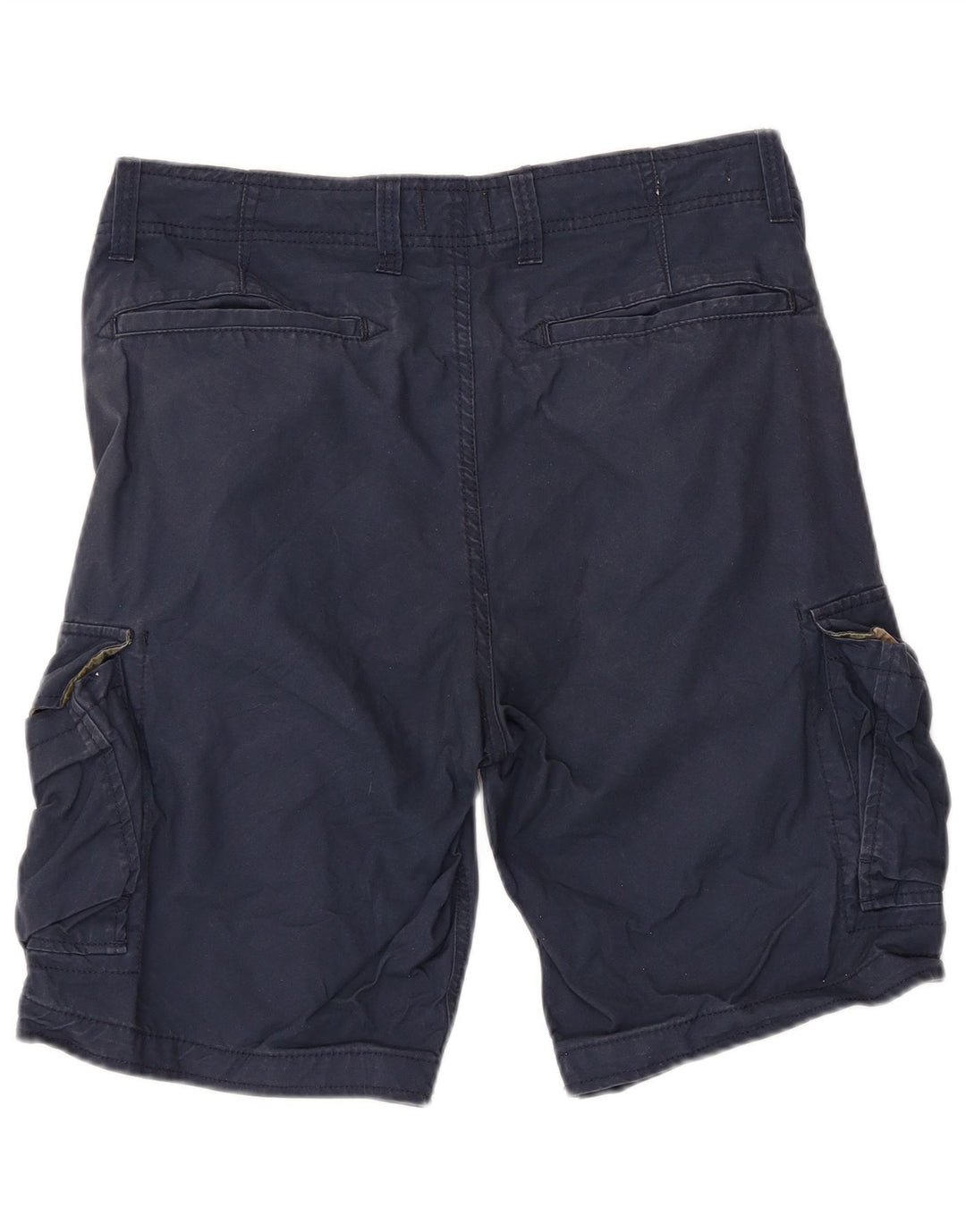 Jack & Jones Mens Comfort Fit Cargo Shorts Medium W34 Algodón Azul Marino