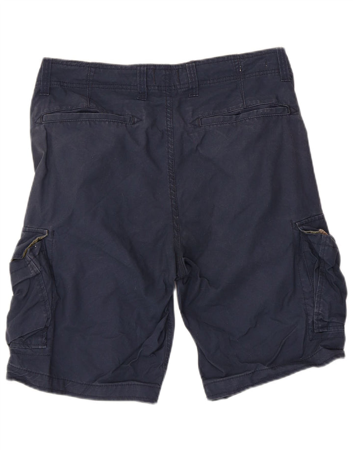 Jack & Jones Mens Comfort Fit Cargo Shorts Medium W34 Algodón Azul Marino