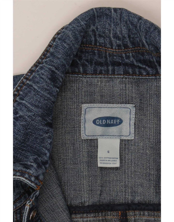 Chaqueta vaquera para mujer Old Navy UK 10 Small Blue Cotton