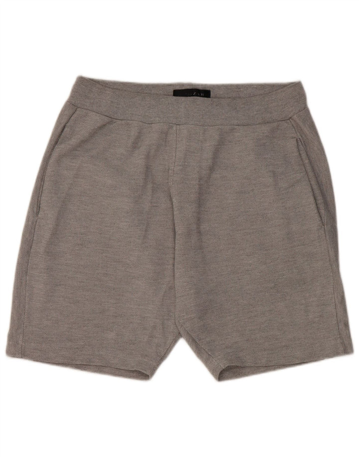 Zara Hombre Shorts Sport Gris Medio
