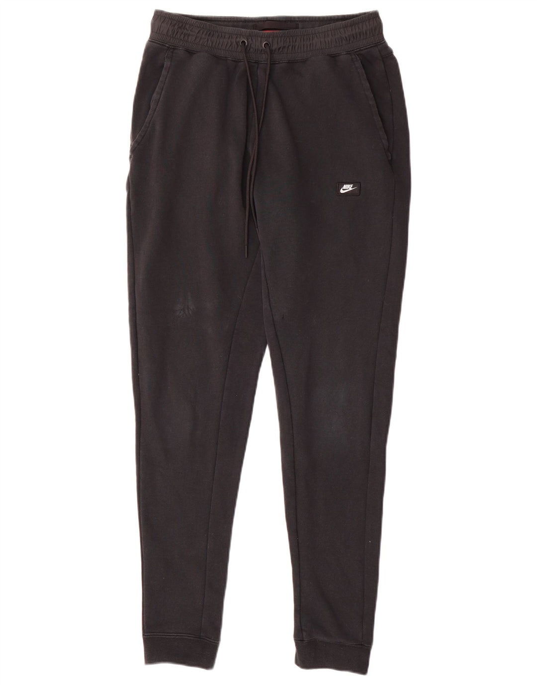 NIKE Hombre Pantalones de Chándal Joggers Small Negro Algodón