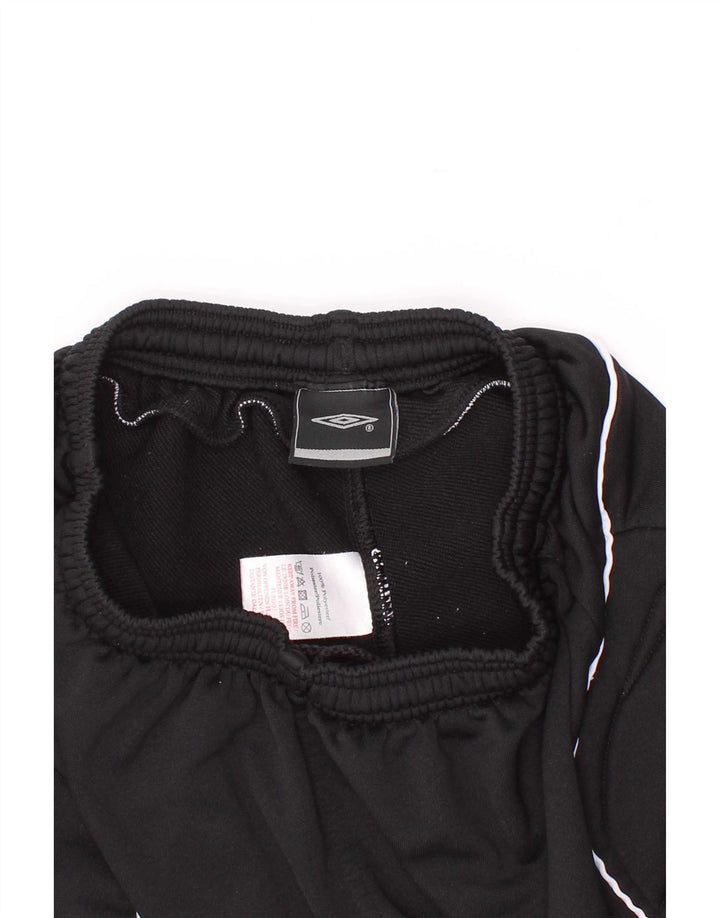 Umbro Shorts deportivos con estampado gráfico para niños 9-10 años Poliéster color block negro