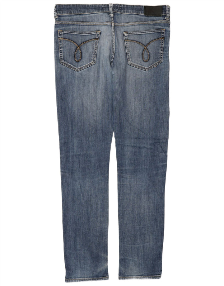 Calvin Klein Jeans ajustados para hombre W34 L34 Algodón azul