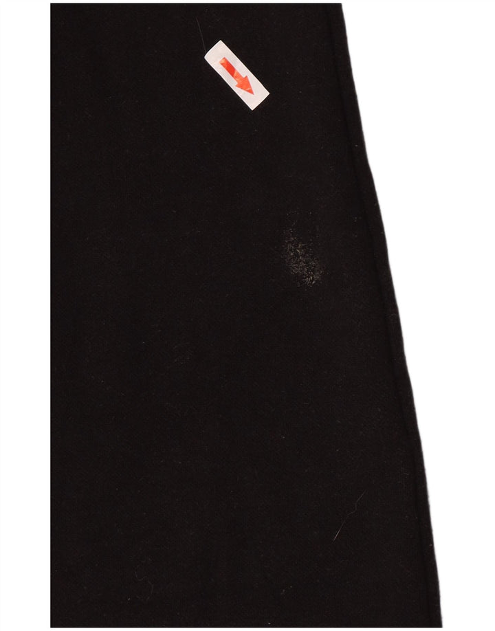Zara Mujer Falda Maxi De Cintura Alta Mediana W30 Poliéster Negro