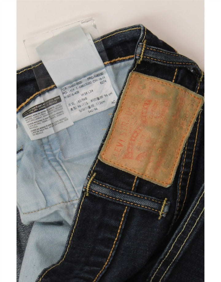Levi's Jeans rectos 522 para hombre W38 L34 Algodón azul marino