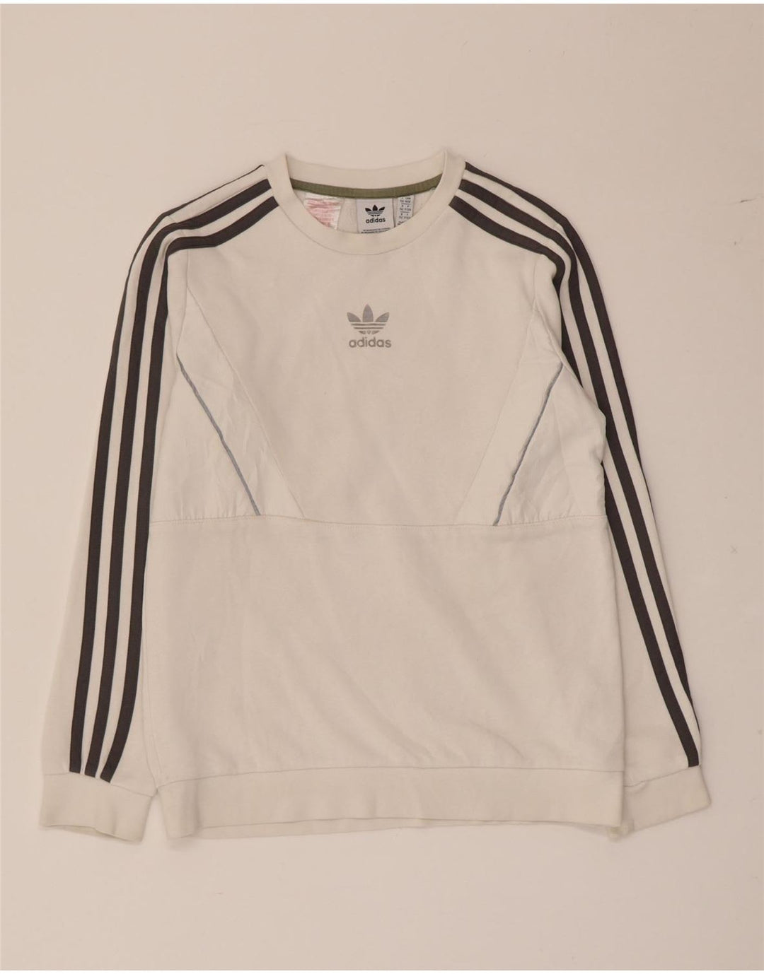 Adidas Sudadera para niño Jumper 11-12 años Blanco Algodón