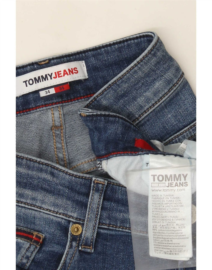 Tommy Hilfiger Vaqueros ajustados para hombre W34 L34 Algodón azul