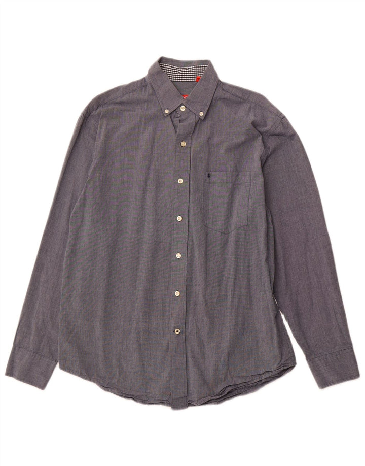IZOD Camisa Hombre Algodón Gris Medio