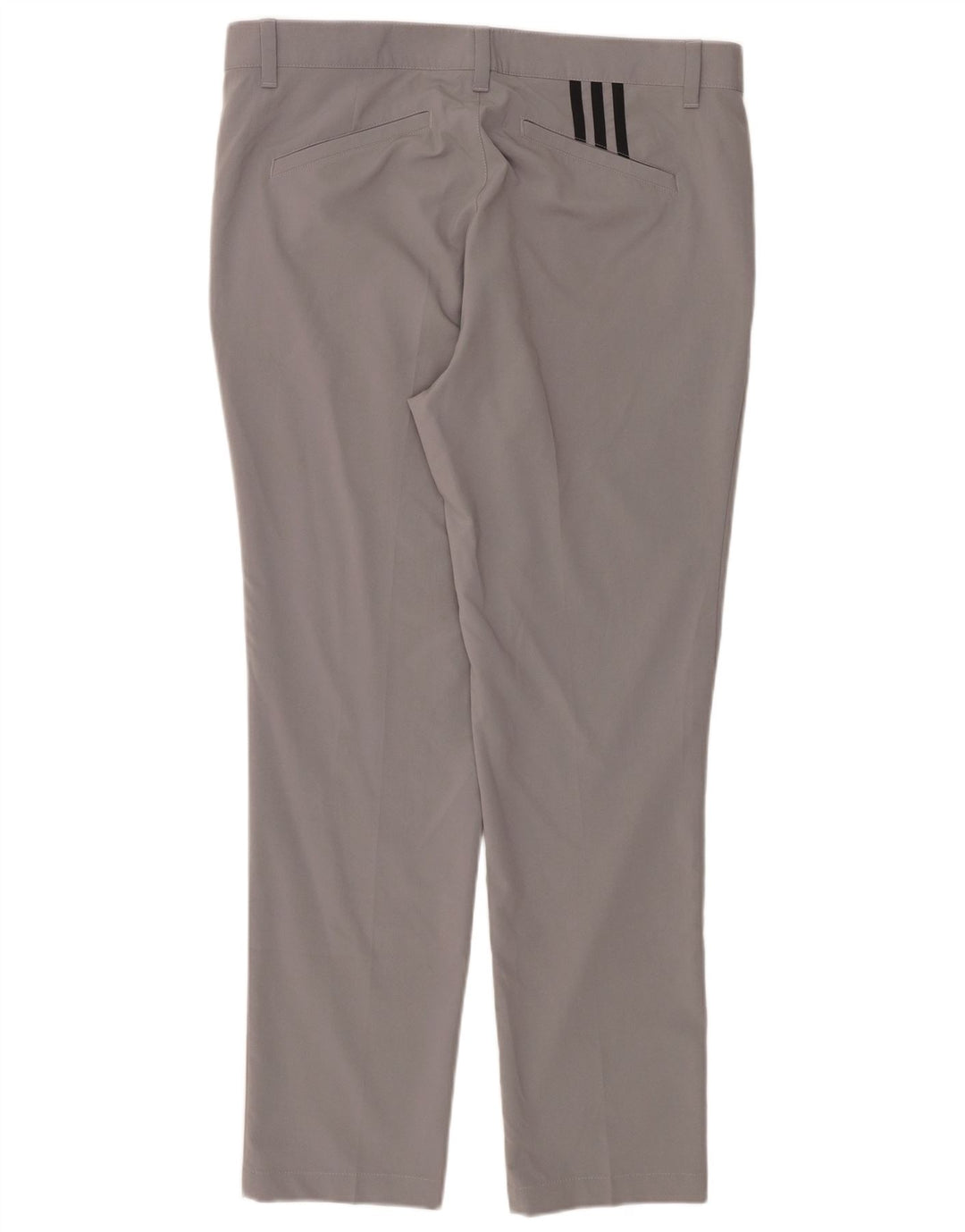 ADIDAS Pantalón chino ajustado para hombre W34 L30 Algodón gris