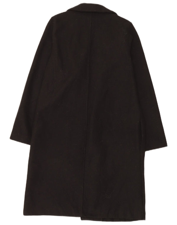 Zara Mujer Abrigo Abierto UK 44 Mediano Negro