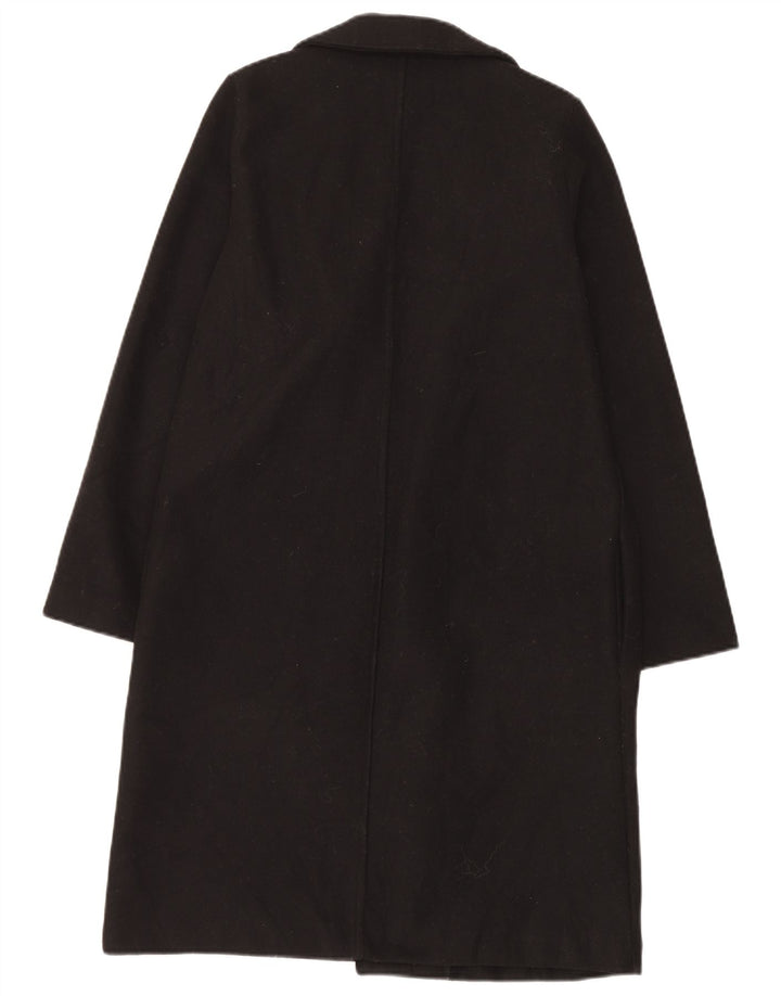 Zara Mujer Abrigo Abierto UK 44 Mediano Negro