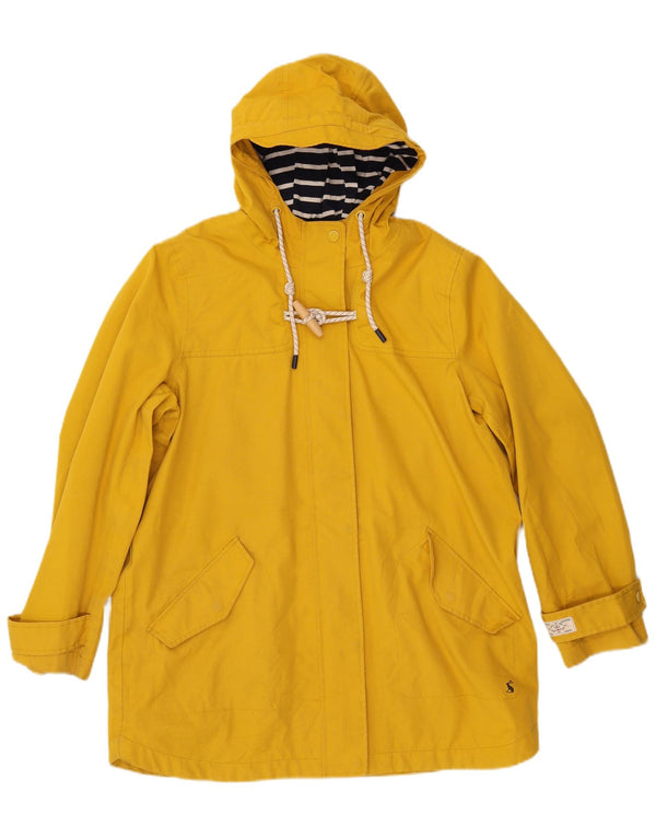 JOULES Chubasquero con capucha para mujer UK 40 Grande Poliéster amarillo