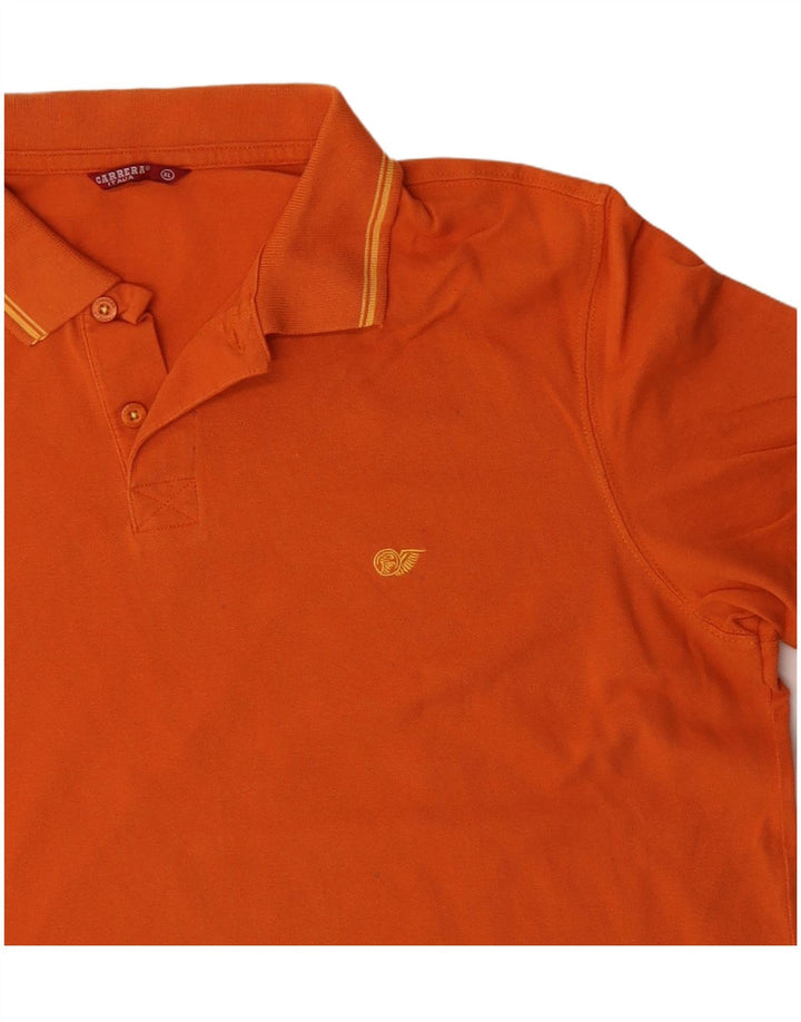 CARRERA Polo Hombre XL Naranja Algodón