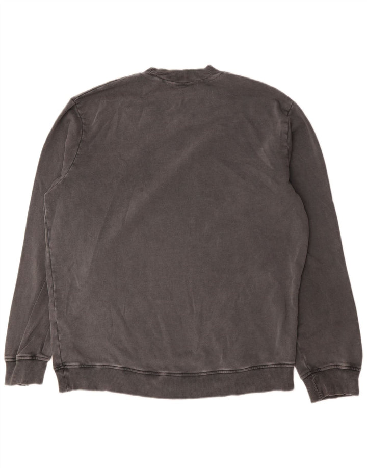Lyle & Scott Hombre Sudadera Jumper Grande Gris Algodón